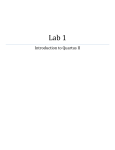 Lab 1 – Introduction to Quartus II