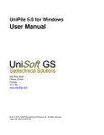 User Manual - UniSoft Geotechnical Solutions Ltd