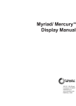 Myriad/Mercury 16 Installation Manual