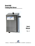 Model 6496 Freezing Rain Sensor User`s Manual