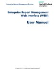 ERM WEBi User Manual