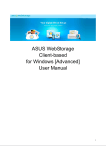 ASUS WebStorage Client-based for Windows [Advanced] User