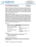 Preserved Blood RNA Purification Kit II Product Insert (for use with