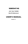 96M5947/46 USER`S MANUAL