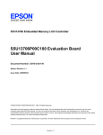 S5U13706P00C100 Evaluation Board User Manual - Digi-Key