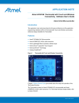 Thermostat with Touch and Wireless Connectivity