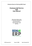 Employee Self Service ESS User Manual