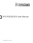 IFS POE302-EX User Manual