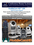 HuddleCamHD 10X User Manual