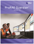 RAE Systems ProRAE Guardian Software User Manual