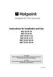 Instructions for Installation and Use MSZ 702 NF UK