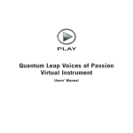Quantum Leap Voices of Passion Virtual Instrument