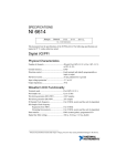 NI 6614 Specifications