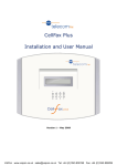 CellFax Plus Installation and User Manual