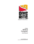 CO8000 NiTek Q Computer User Manual www.DiveRite.com