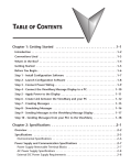 ViewMarq User Manual Table of Contents