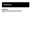 MODBUS Serial Communication Protocol