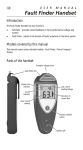 Fault Finder User Manual