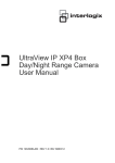 UltraView IP XP4 Box Day/Night Range Camera User Manual