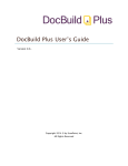 DocBuild Plus User`s Guide
