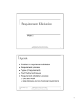 Requirement Elicitation - School of Information Technologies