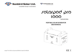 Solarpod Pro 1000 User Manual