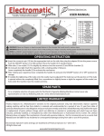 User Manual - Electromatic Injector