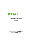 NVZdata Quickstart Guide