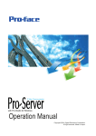Pro-Server with Pro-Studio for Windows Operation - Pro