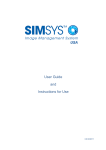 Simsys User Guide - Biomedical IT services, Molemate, Siascope