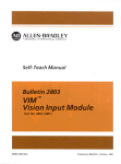 2803-819, Bulletin 2803 VIM Vision Input Module Self
