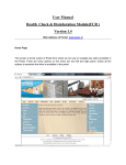 User Manual Health Check & Disinfestation Module(FCR ) Version 1.4