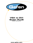 VGA to DVI Scaler PLUS