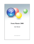 Form Master 2008 - Code 5 Systems, LLC