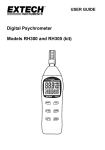 Digital Psychrometer Models RH300 and RH305 (kit)