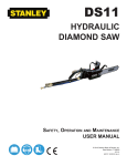 HYDRAULIC DIAMOND SAW