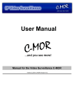 User Manual - C-MOR