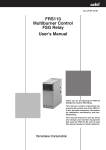 FRS110 Multiburner Control FSG Relay User`s Manual