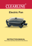 electric pan user manual