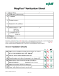 MagFlux® Verification Sheet