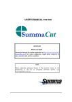 SummaCut Manual