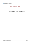 Installation and User Manual