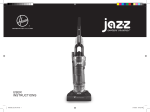 Hoover Jazz Upright Vacuum Cleaner JA1600