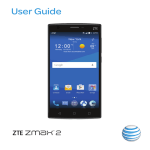 ZTE ZMax2 User Guide