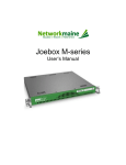 Joebox NE User Manual