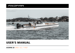 USER`S MANUAL - Axopar Boats