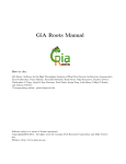 GiA Roots Manual