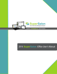 2014 SuperSalon iOffice User`s Manual