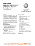 EVBUM2044 - NCV7420 LIN Transceiver with Voltage