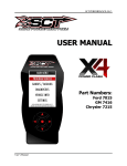 SCT X4 User Manual